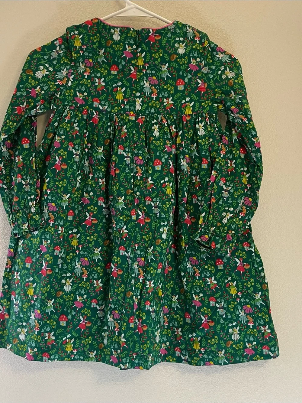 Mini Boden Floral Dress size 7-8Y Smocked Cottagecore Whimsical Fairy Cotton